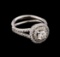 1.14 ctw Diamond Ring - 14KT White Gold