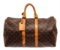 Louis Vuitton Brown Monogram Keepall 45cm Travel Bag