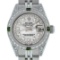 Rolex Ladies Stainless Steel Quickset MOP Diamond Lugs Oyster Datejust Wristwatc