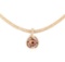 0.51 ctw Diamond and Pearl Pendant & Chain - 14KT Rose Gold