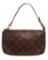 Louis Vuitton Brown Monogram Pochette Clutch Bag