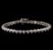 14KT White Gold 2.45 ctw Diamond Tennis Bracelet