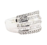 1.34 ctw Diamond Ring - 18KT White Gold