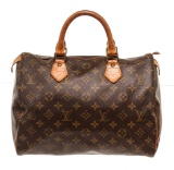 Louis Vuitton Brown Speedy 30cm Satchel Bag