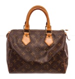 Louis Vuitton Brown Speedy 25 cm Satchel Bag