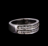 14KT White Gold 1.03 ctw Diamond Ring