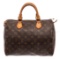 Louis Vuitton Brown Monogram Canvas Speedy 30cm Satchel Bag