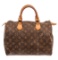 Louis Vuitton Brown Monogram Speedy 30cm Satchel Bag