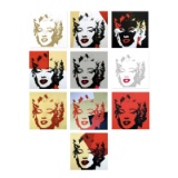 Golden Marilyn Portfolio by Warhol, Andy