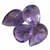 29.52 ctw Pear Mixed Amethyst Parcel