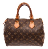 Louis Vuitton Brown Monogram Speedy 25cm Satchel Bag