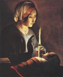 Georges de La Tour - St Anne with the Christ Child