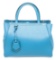 Fendi Blue Saffiano Leather Petite 2 Jours Tote Bag