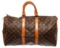 Louis Vuitton Brown Monogram Keepall 45cm Travel Bag