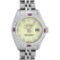 Rolex Ladies Stainless Steel Yellow Diamond & Ruby 26MM Datejust Wristwatch