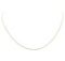 Twenty Inch Tri-color Rope Chain - 14KT Yellow, Rose, and White Gold