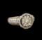 14KT White Gold 2.62 ctw Diamond Ring