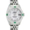 Rolex Ladies Stainless Steel Mother Of Pearl Diamond 26MM Datejust Wristwatch