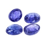 24.88 ctw. Oval Cabochon Cut Tanzanite Parcel