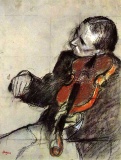 Edgar Degas - Study Of Violinist