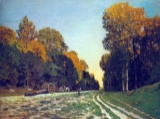 Claude Monet - The Road from Chailly to Fontainebleau