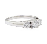 0.92 ctw Diamond Ring - 14KT White Gold