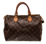 Louis Vuitton Brown Speedy 30cm Satchel Bag