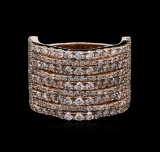 2.36 ctw Diamond Ring - 14KT Rose Gold