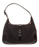 Gucci Black Vintage Jackie Ba Hobo Bag