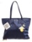 Marc Jacobs Navy Nylon Wingman Shopper Tote