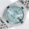 Rolex Ladies Stainless Steel Ice Blue Diamond 26MM Oyster Perpetaul Datejust Wit