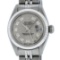 Rolex Ladies Stainless Steel Slate Grey Diamond 26MM Datejust Wristwatch