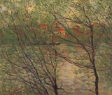 Claude Monet - His Bank, the Ile de la Grande Jatte