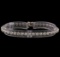 14KT White Gold 3.02 ctw Diamond Tennis  Bracelet