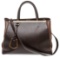 Fendi Brown Leather Large 2Jours Tote Bag