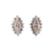 2.00 ctw Diamond Earrings - 14KT White Gold