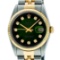 Rolex Mens 2 Tone MOP Diamond 36MM Datejust Wristwatch