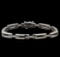 0.75 ctw Diamond Bracelet - 14KT White Gold