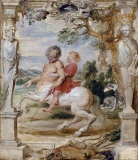 Sir Peter Paul Rubens - Achilles Educated by the Centaur Chiron