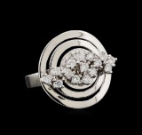 14KT White Gold 0.51 ctw Diamond Ring