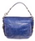 Coach Blue Leather Zoe Hobo Bag