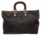 Fendi Black Canvas Tote Bag