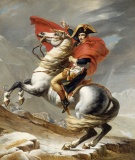 Jacques-Louis David - Bonaparte Crossing the Grand Saint-Bernard Pass