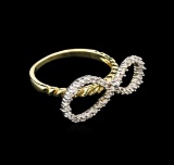 0.35 ctw Diamond Ring - 14KT Two-Tone Gold