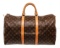 Louis Vuitton Brown Monogram Keepall 50cm Travel Bag