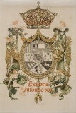 Alexandre de Riquer - Book-Plate of Alfons XIII