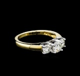 1.00 ctw Diamond Ring - 14KT Yellow Gold