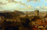 David Roberts - Edinburgh from the Calton Hill