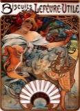 Alfonse Mucha  - Buscuits, Lefevre Utile