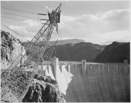 Adams - Boulder Dam from the Top